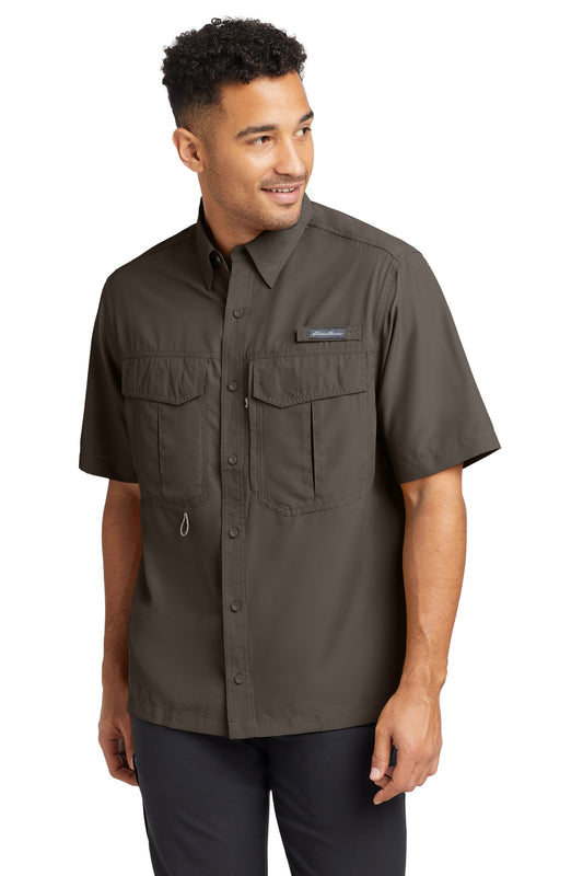 Eddie Bauer Short Sleeve Performance Fishing Shirt - Boulder - front