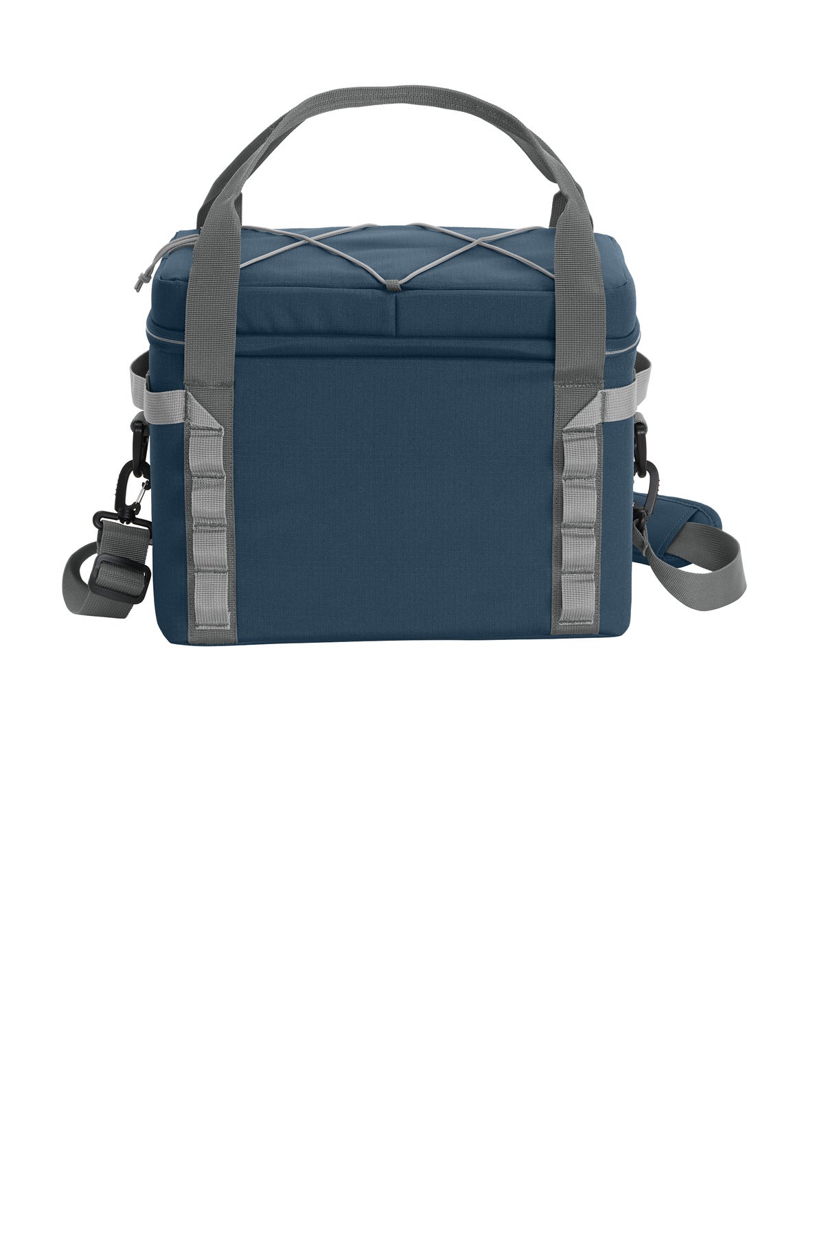 Eddie Bauer Max Cool 24-Can Cooler - River Blue Navy/ Chrome - flat back