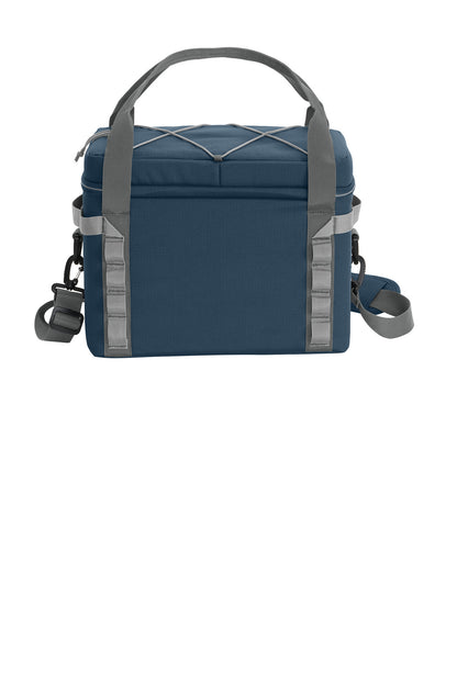 Eddie Bauer Max Cool 24-Can Cooler - River Blue Navy/ Chrome - flat back