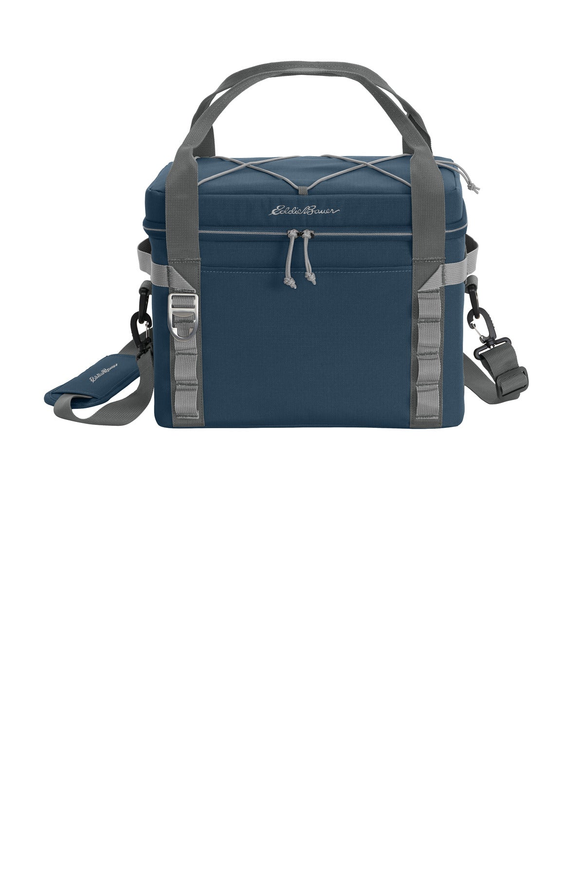 Eddie Bauer Max Cool 24-Can Cooler - River Blue Navy/ Chrome - front