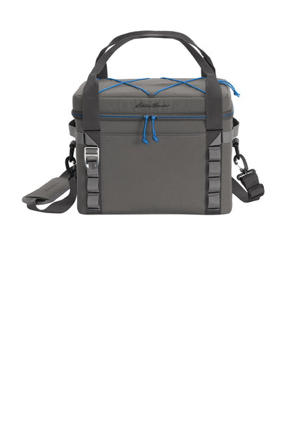 Eddie Bauer Max Cool 24-Can Cooler - Metal Grey/ Expedition Blue - front