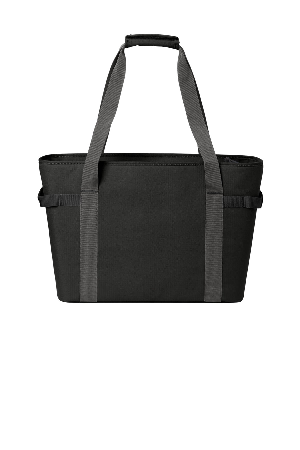 Eddie Bauer Max Cool Tote Cooler - Black/ Grey Steel - flat back