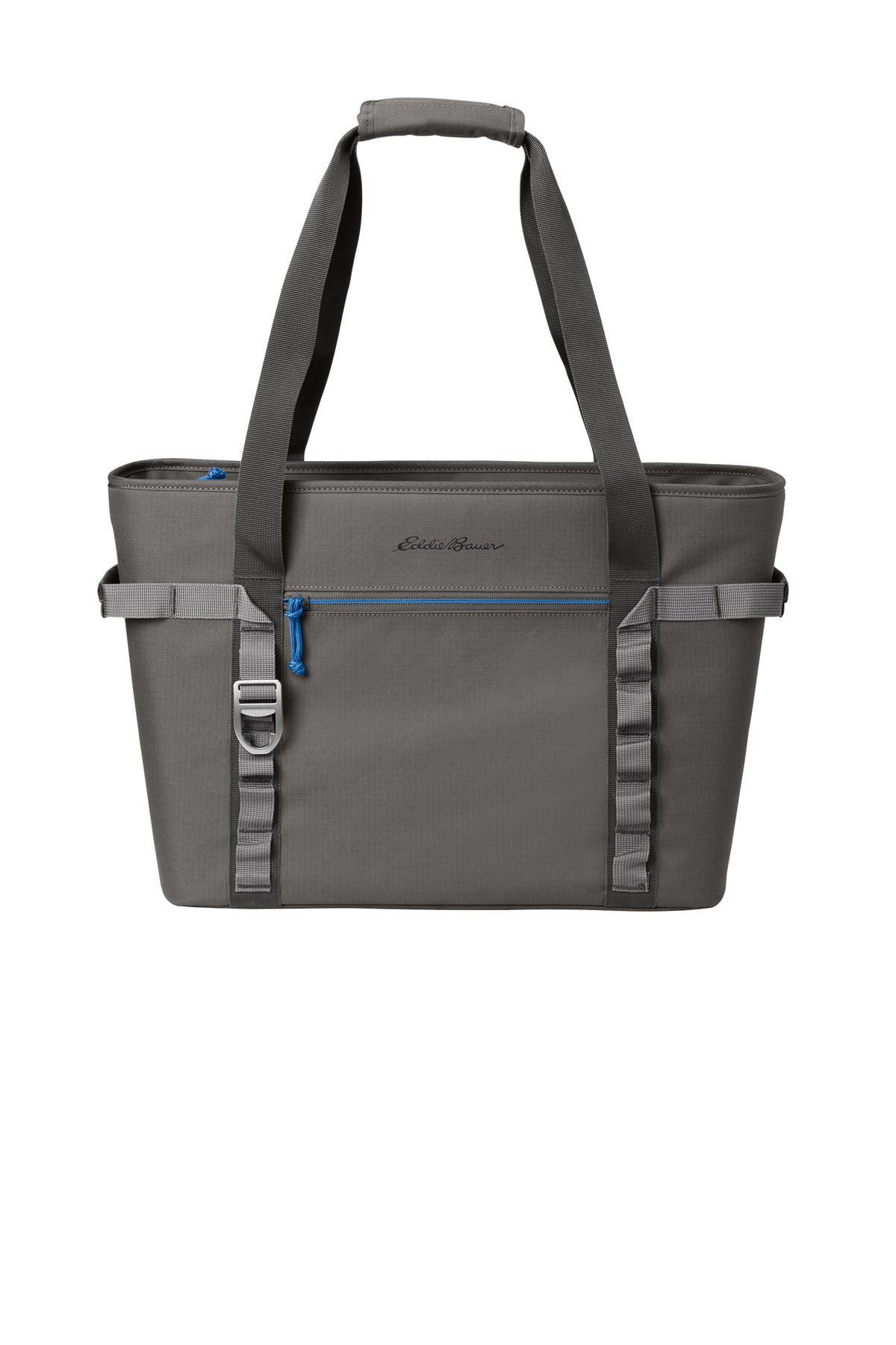 Eddie Bauer Max Cool Tote Cooler - Metal Grey/ Expedition Blue - front