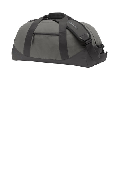 Eddie Bauer Medium Ripstop Duffel - Pewter Grey/ Grey Steel - front