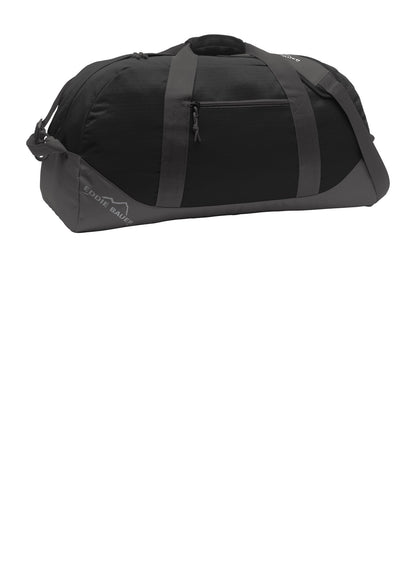 Eddie Bauer Large Ripstop Duffel - Black/ Grey Steel - front
