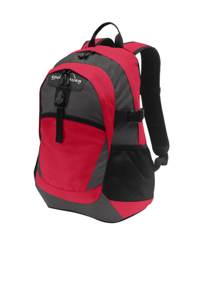Eddie Bauer Ripstop Backpack - Radish/ Grey Steel - front