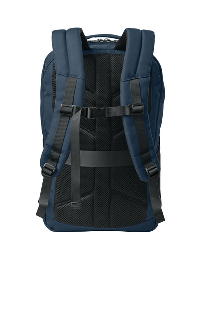 Eddie Bauer Adventurer Backpack - River Blue Navy - flat back