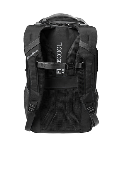 Eddie Bauer Tour Backpack - Black - flat back