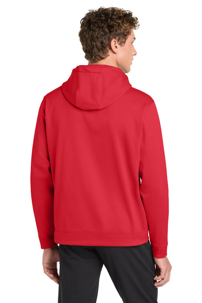 Sport-Tek Sport-Wick Fleece Hooded Pullover - Deep Red - back