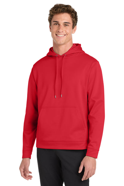 Sport-Tek Sport-Wick Fleece Hooded Pullover - Deep Red - front
