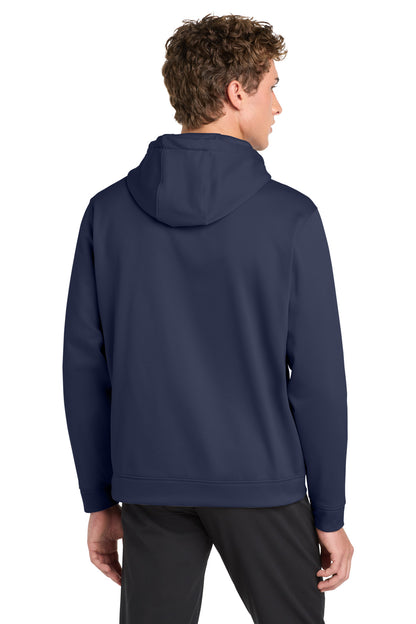 Sport-Tek Sport-Wick Fleece Hooded Pullover - Navy - back