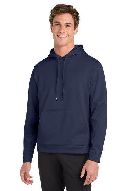 Sport-Tek Sport-Wick Fleece Hooded Pullover - Navy - front