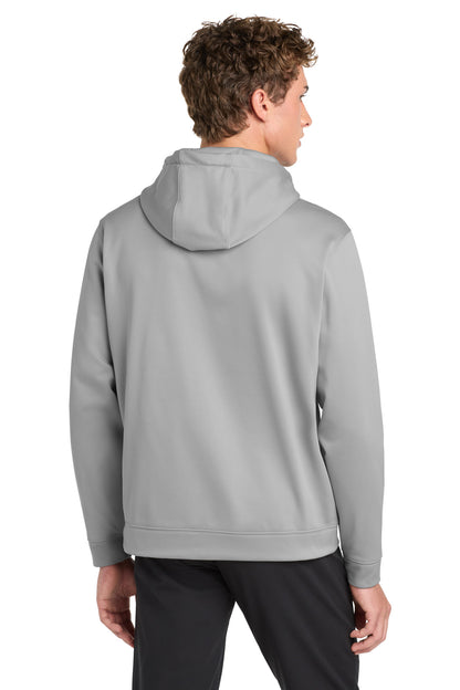 Sport-Tek Sport-Wick Fleece Hooded Pullover - Silver - back