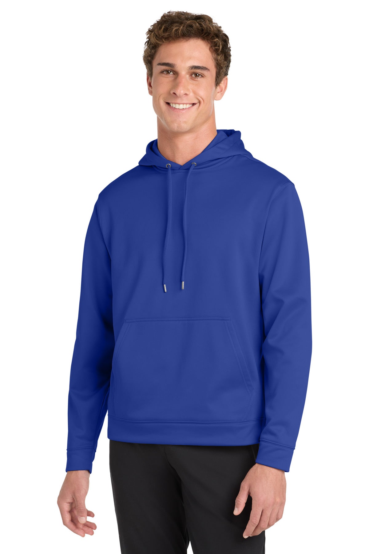 Sport-Tek Sport-Wick Fleece Hooded Pullover - True Royal - front