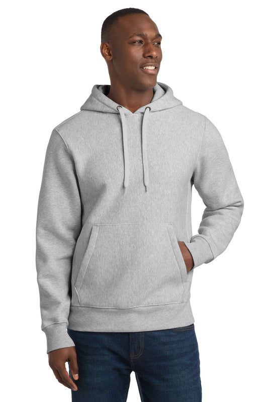 Sport-Tek Super Heavyweight Pullover Hooded Sweatshirt - Athletic Heather - front