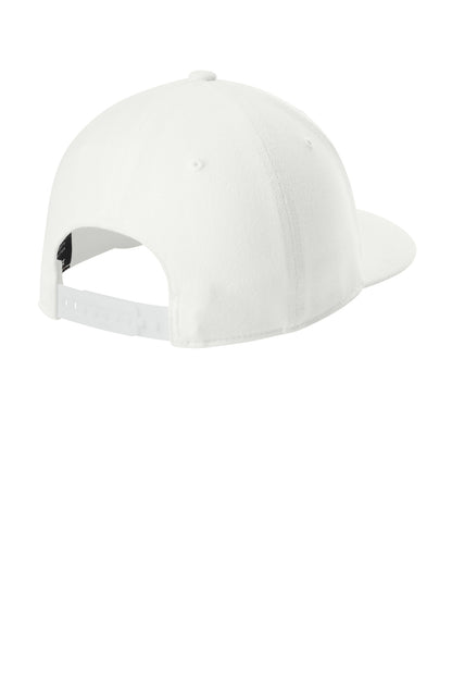 Flexfit 110 Snapback Cap - White - flat back