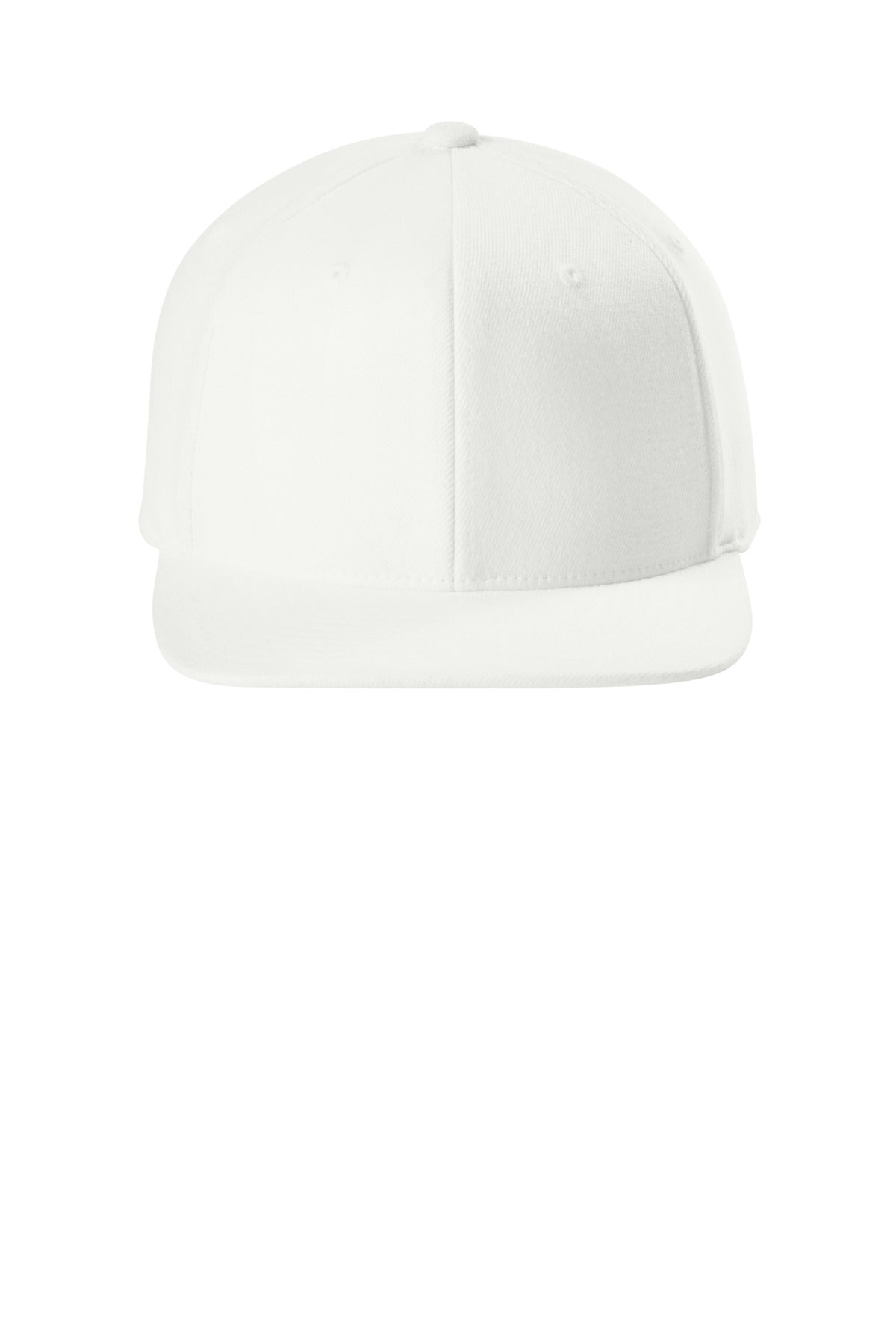 Flexfit 110 Snapback Cap - White - flat front