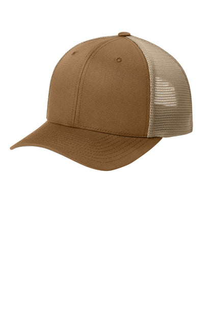 Flexfit 110 Mesh Cap - Caramel/ Khaki - front