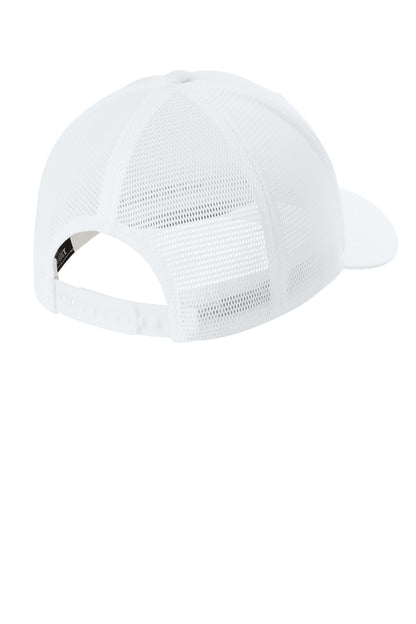 Flexfit 110 Mesh Cap - White - flat back