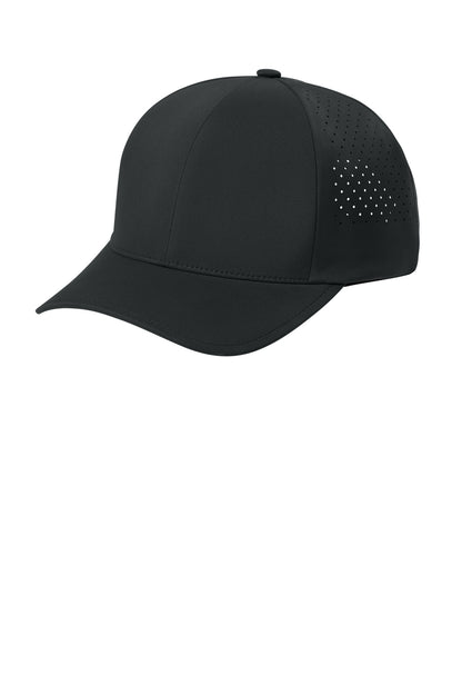Flexfit Delta Perforated Cap - Black - front