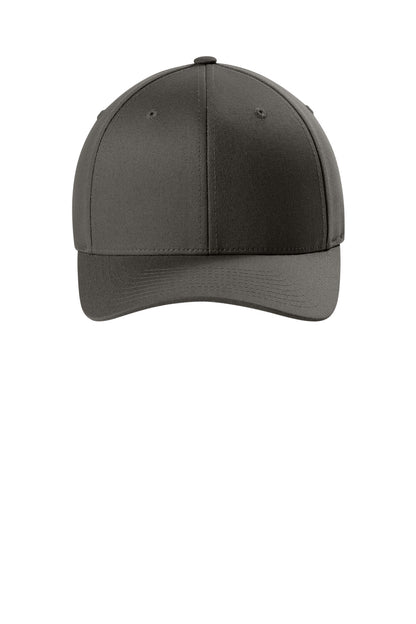 Flexfit V-Flexfit Cotton Twill Cap - Dark Grey - flat front
