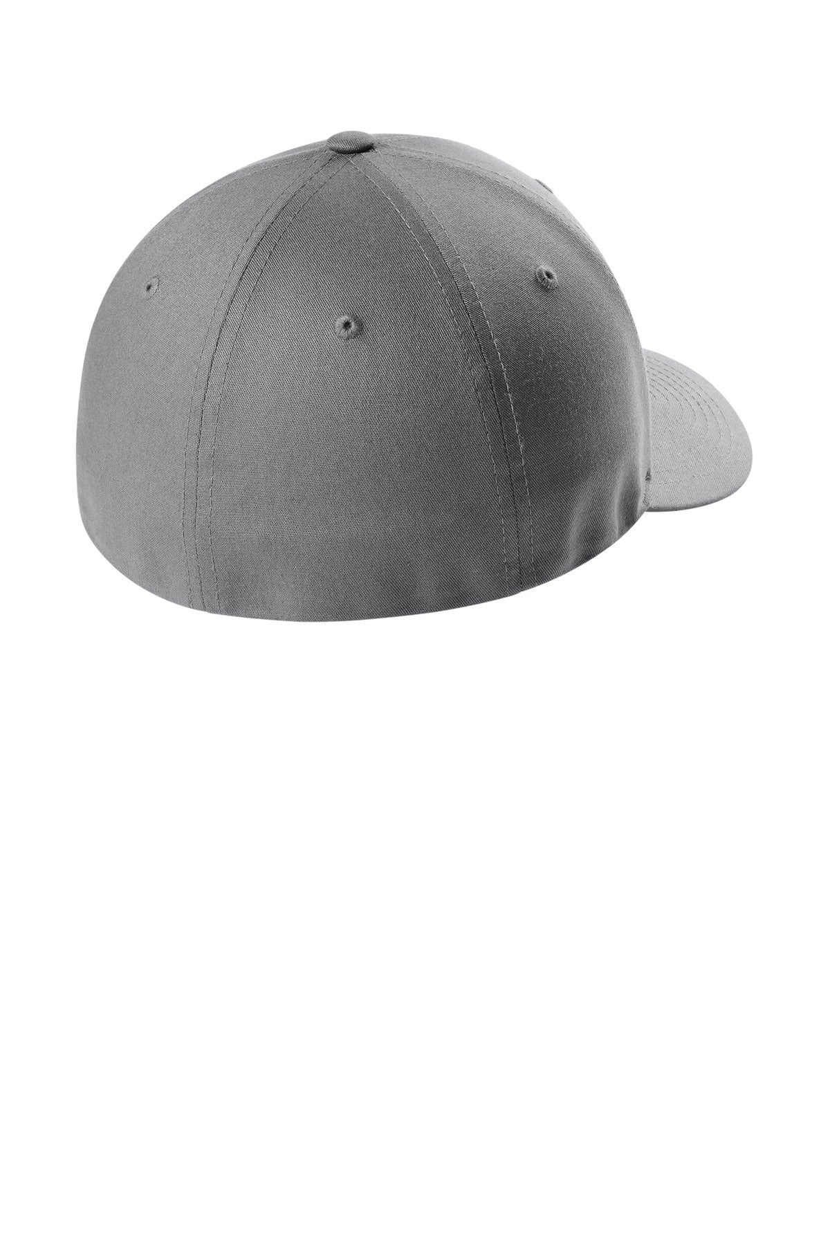 Flexfit V-Flexfit Cotton Twill Cap - Grey - flat back