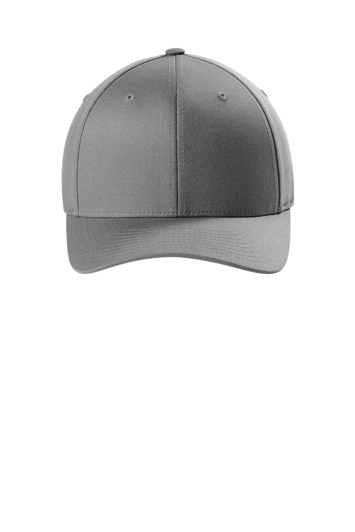 Flexfit V-Flexfit Cotton Twill Cap - Grey - flat front