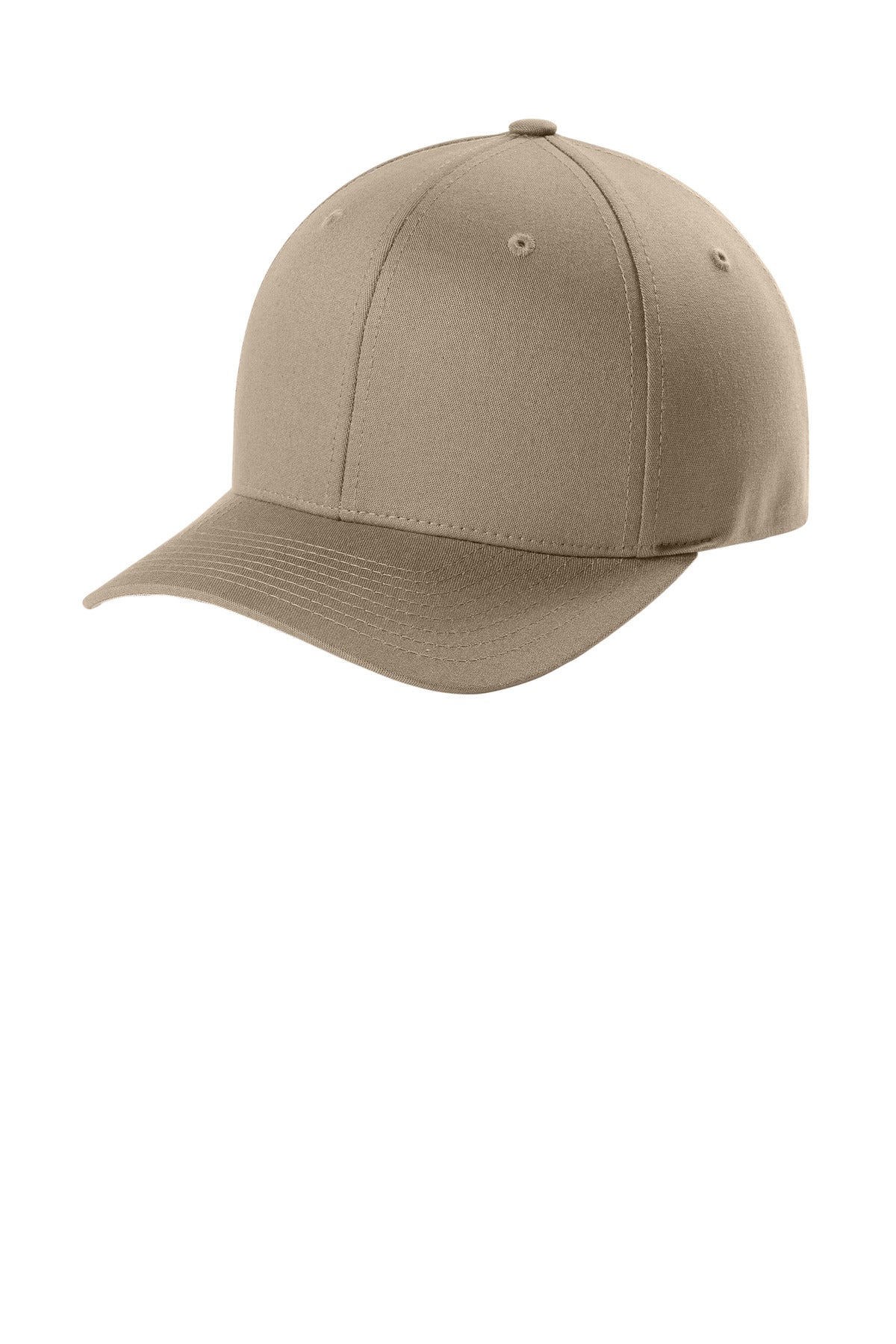 Flexfit V-Flexfit Cotton Twill Cap - Khaki - front