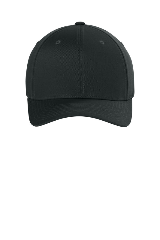 Flexfit Wooly Combed Cap - Black - flat front