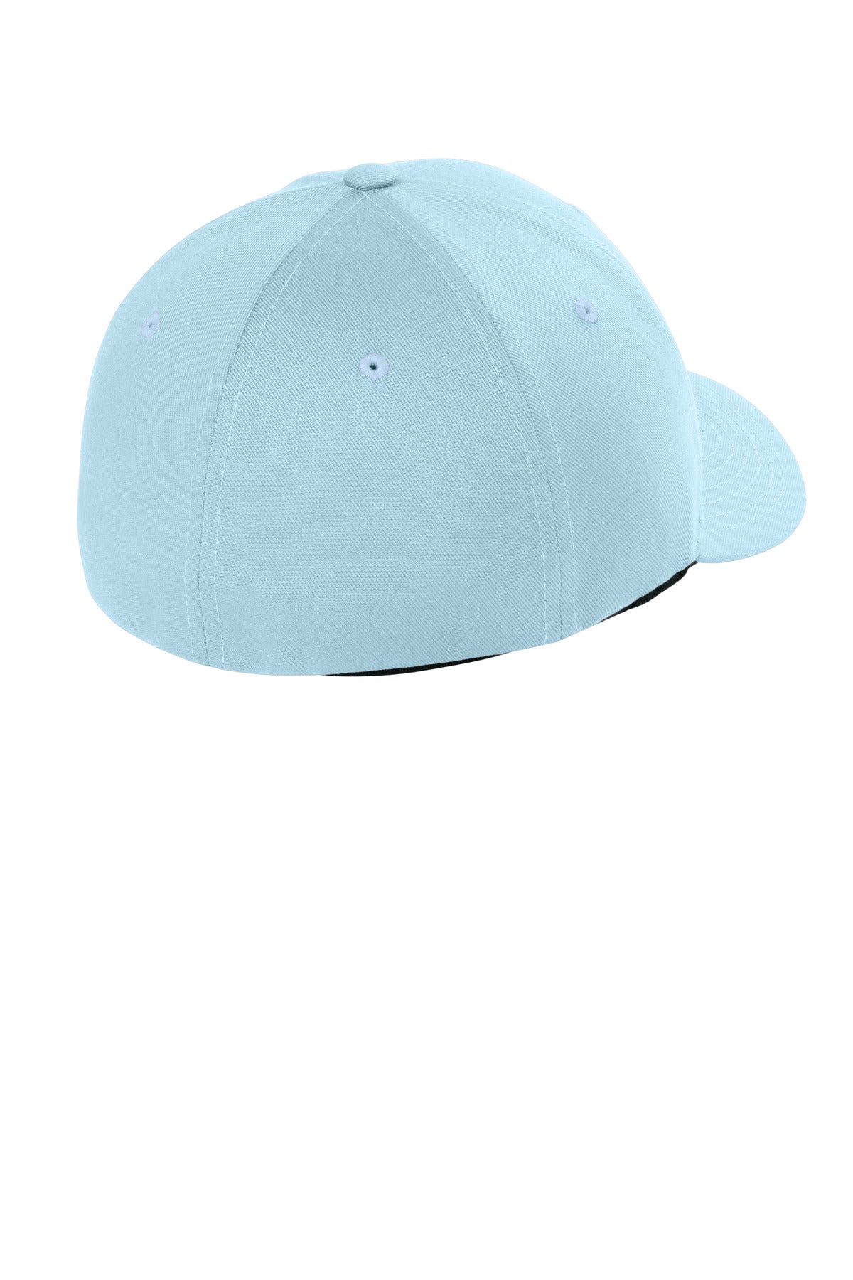 Flexfit Wooly Combed Cap - Carolina Blue - flat back