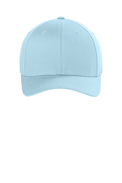 Flexfit Wooly Combed Cap - Carolina Blue - flat front