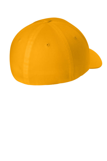 Flexfit Wooly Combed Cap - Gold - flat back