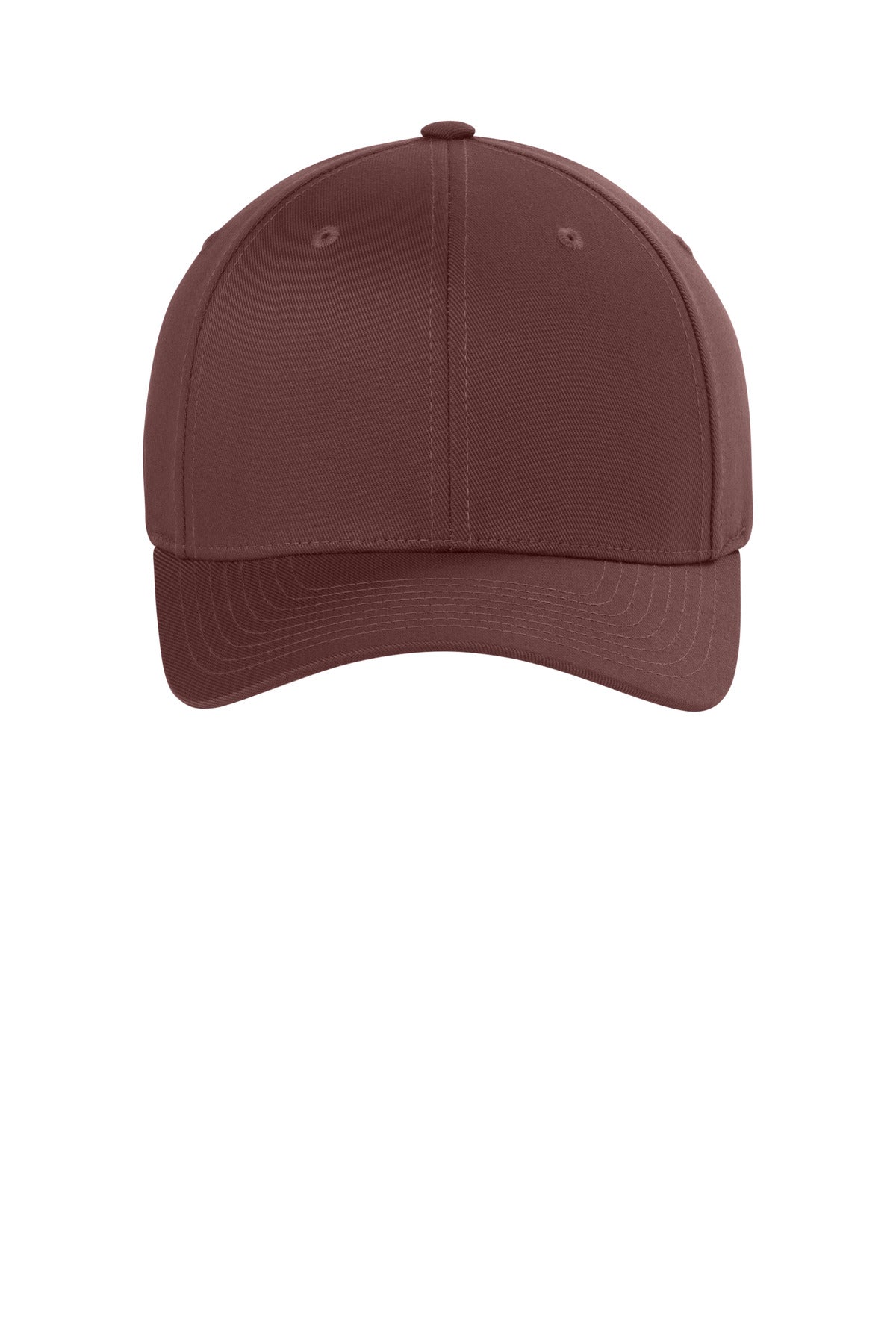 Flexfit Wooly Combed Cap - Maroon - flat front
