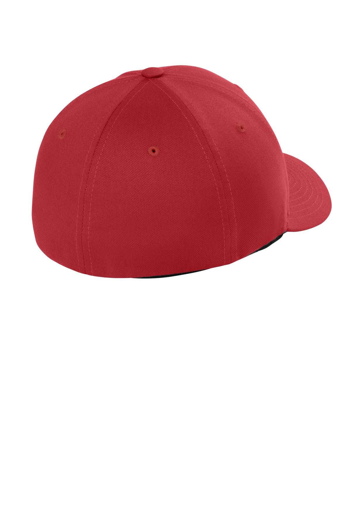 Flexfit Wooly Combed Cap - Red - flat back