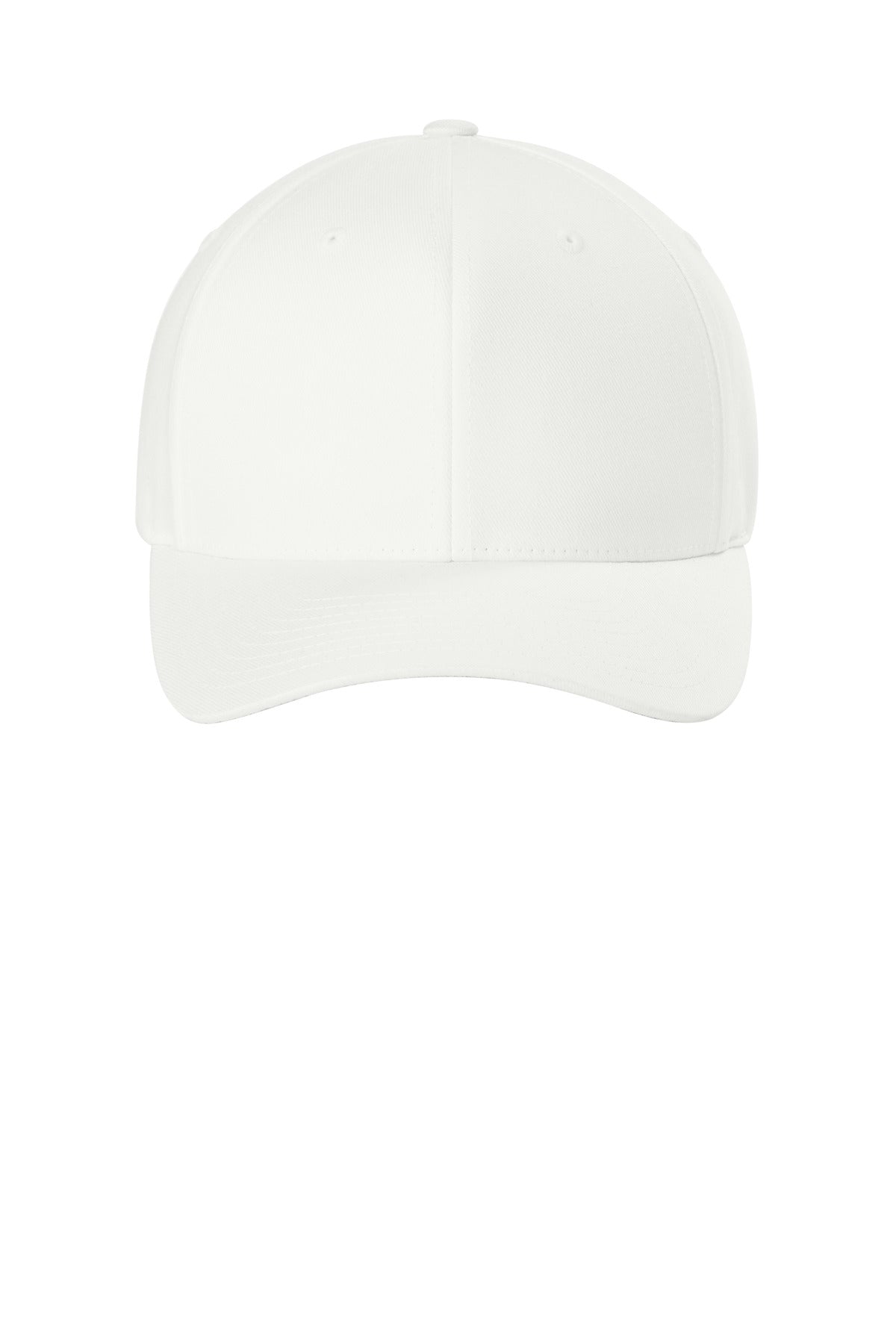 Flexfit Wooly Combed Cap - White - flat front