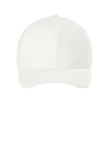 Flexfit Wooly Combed Cap - White - flat front