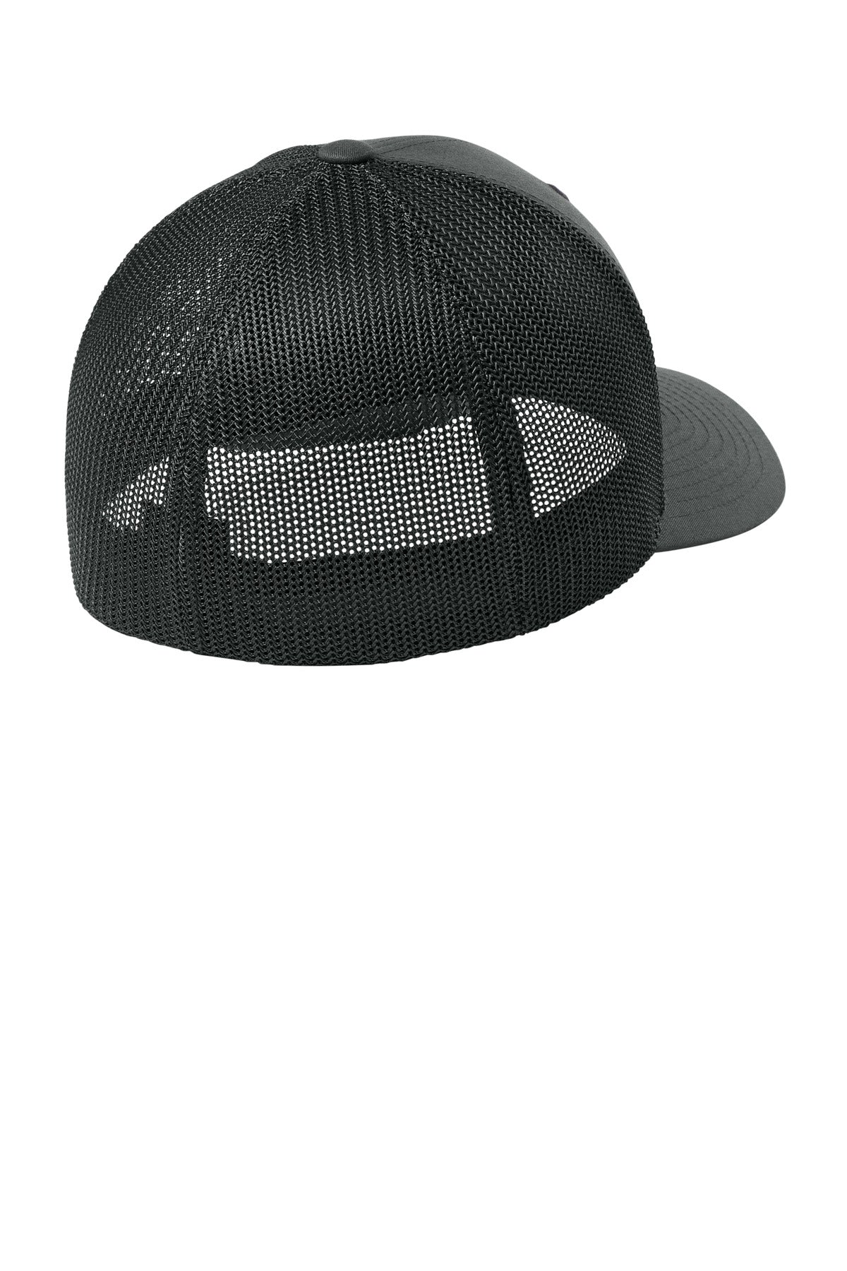 Flexfit Trucker Mesh Cap - Charcoal - flat back