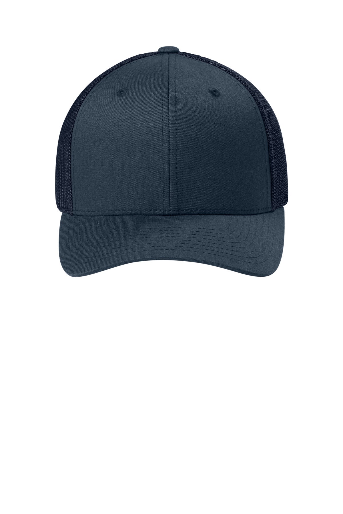 Flexfit Trucker Mesh Cap - Navy - flat front