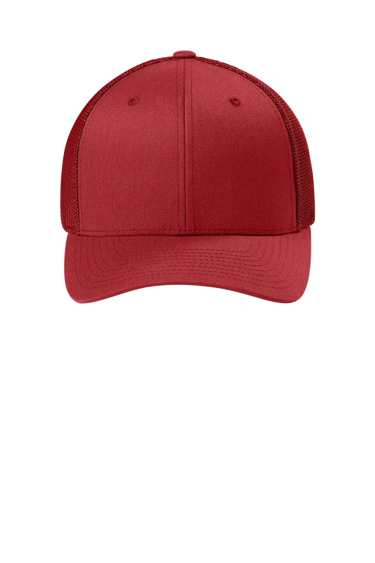 Flexfit Trucker Mesh Cap - Red - flat front