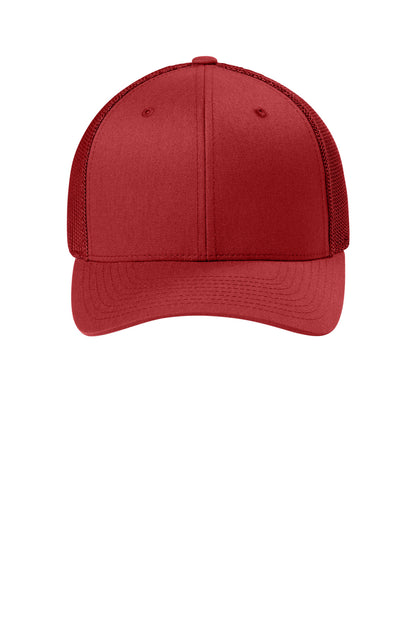 Flexfit Trucker Mesh Cap - Red - flat front