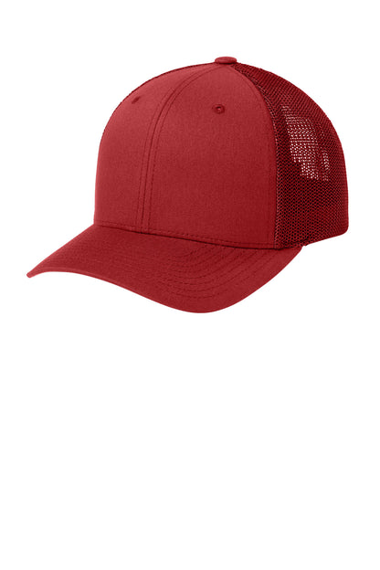 Flexfit Trucker Mesh Cap - Red - front