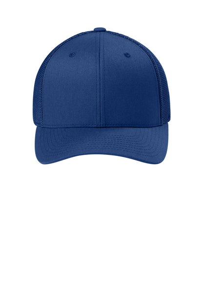 Flexfit Trucker Mesh Cap - Royal - flat front