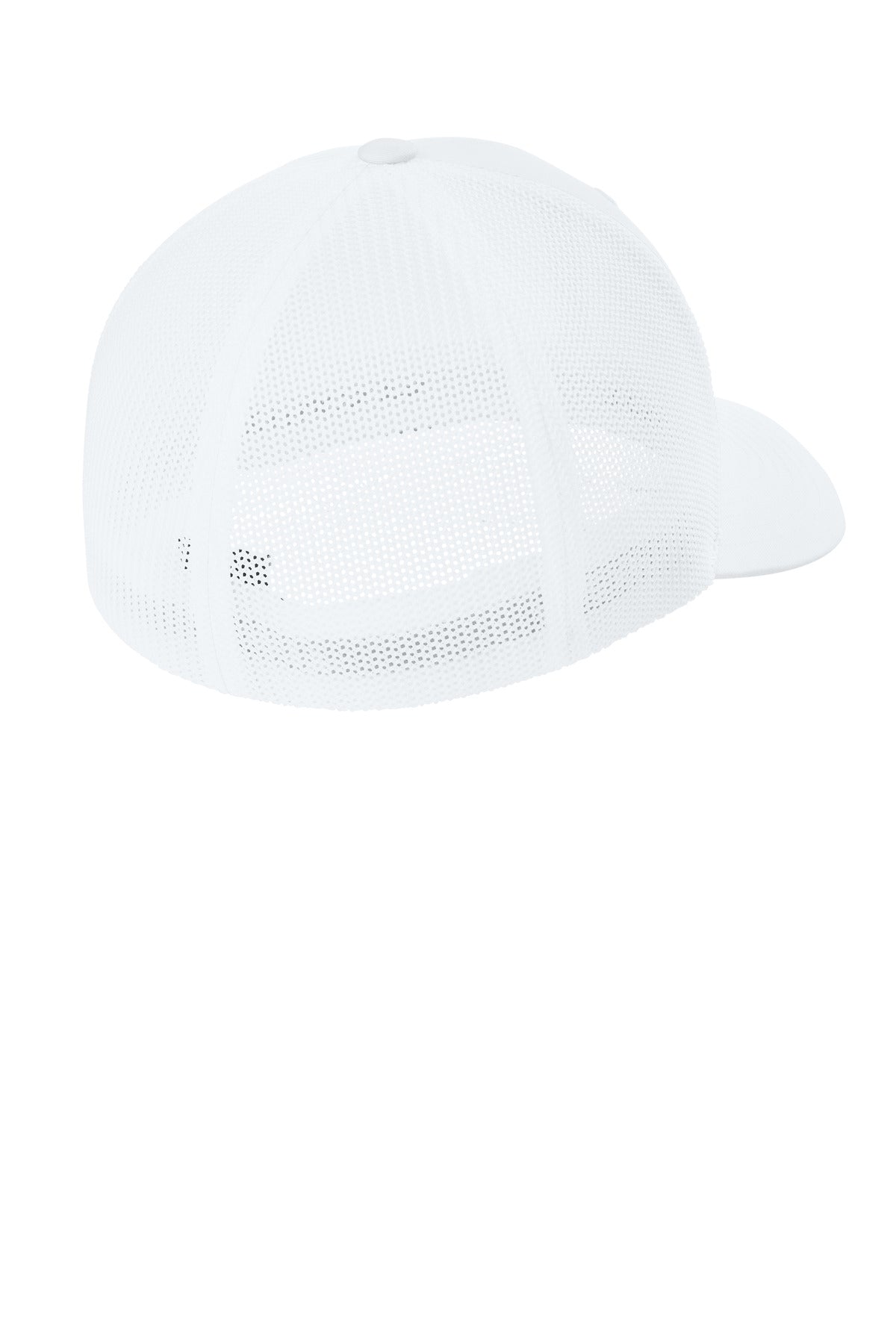 Flexfit Trucker Mesh Cap - White - flat back