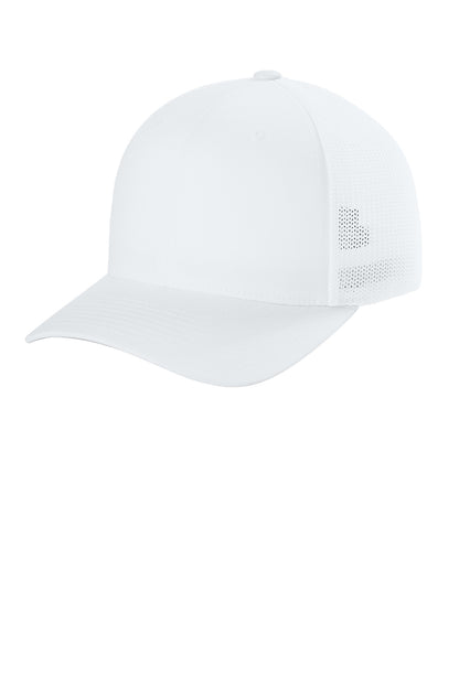 Flexfit Trucker Mesh Cap - White - front