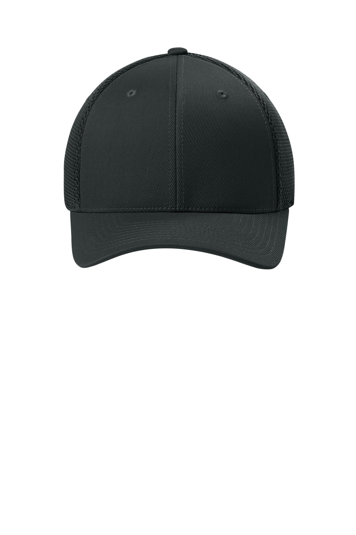 Flexfit Ultrafiber Airmesh Cap - Black - flat front