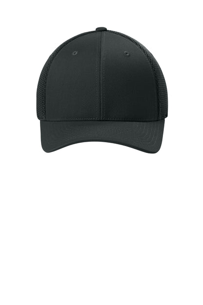 Flexfit Ultrafiber Airmesh Cap - Black - flat front