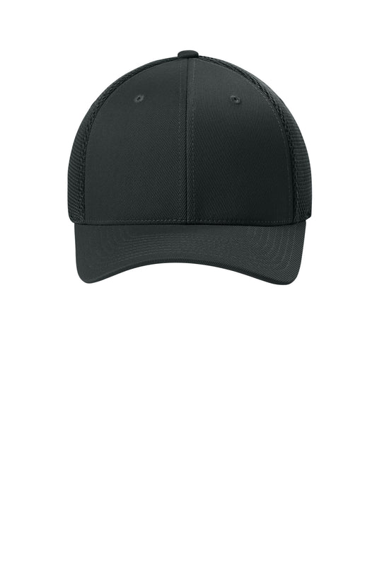 Flexfit Ultrafiber Airmesh Cap - Black - flat front