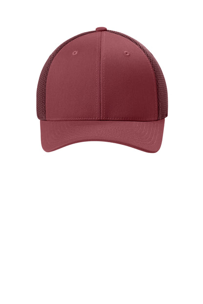 Flexfit Ultrafiber Airmesh Cap - Maroon - flat front