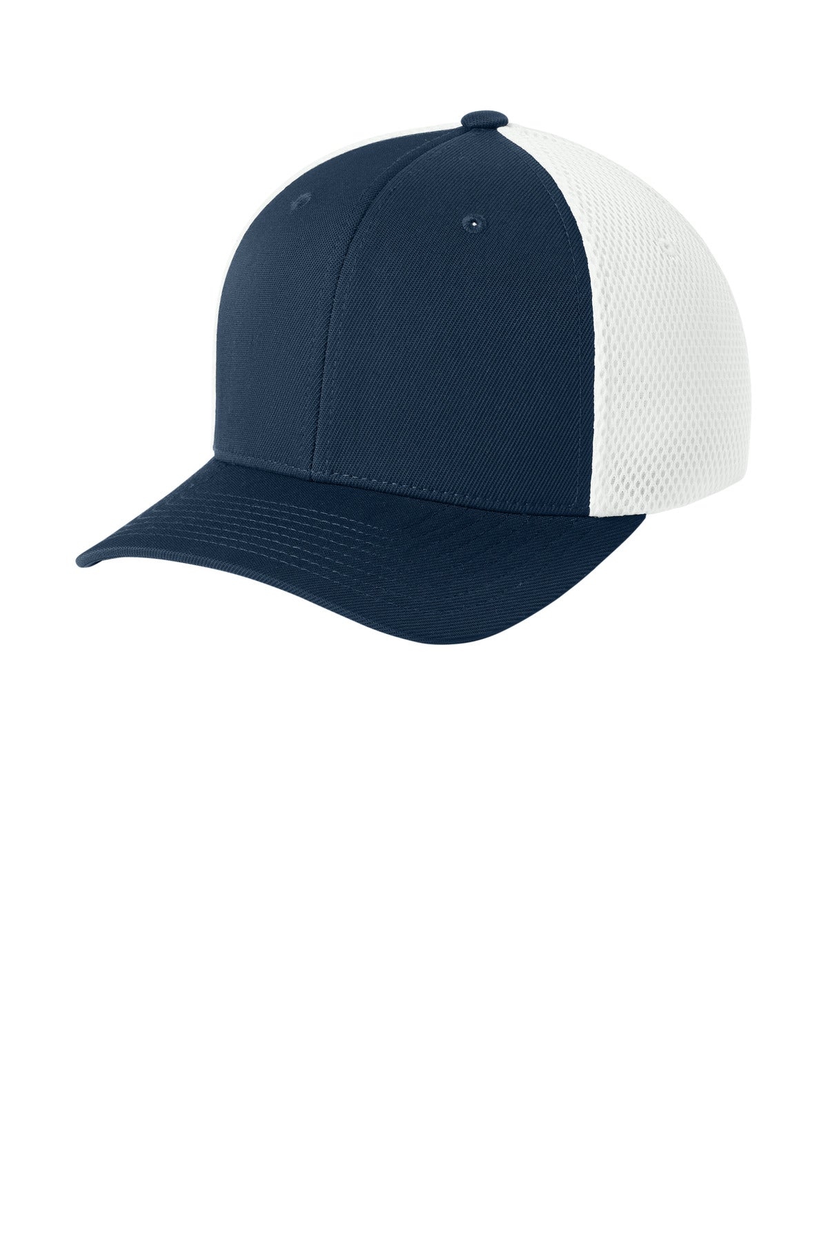 Flexfit Ultrafiber Airmesh Cap - Navy/ White - front