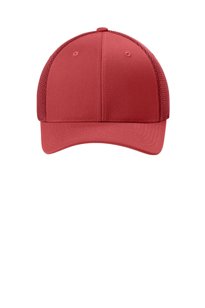 Flexfit Ultrafiber Airmesh Cap - Red - flat front